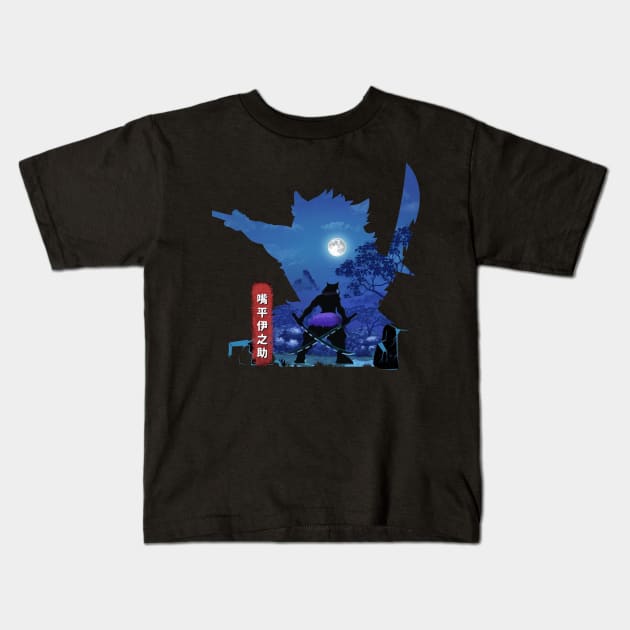 inosuke Kids T-Shirt by retinac 